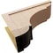 Ekena Millwork 12"W x 36"D x 24"H Classic Bryant Rough Cedar Woodgrain TimberThane Corbel, Primed Tan CORUR12X36X24BRYRCPR - alternate 5